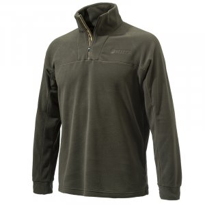 Half Zip Fleece mikina - Chocolate