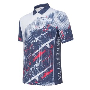 Rush Trident polo tričko - Blue & Red