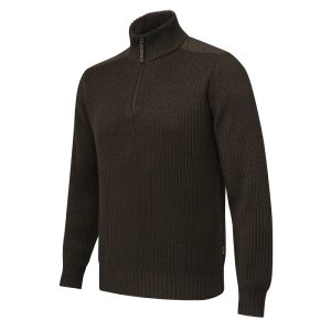 Dover Half Zip Tech sveter - Brownbark&Moss