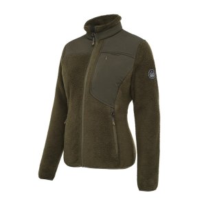 Halifax Sherpa Fleece dámska bunda - Green Moss