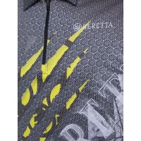 Rush Scratch polo tričko - Black & Fluo yellow