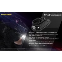 NITECORE - NPL20 Svietidlo + CR123A