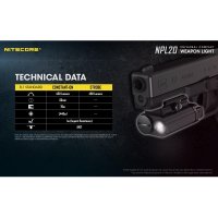 NITECORE - NPL20 Svietidlo + CR123A