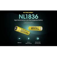 Nitecore 18650 Li-ion batéria 3600mAh