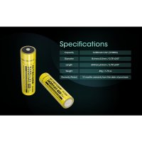 Nitecore 18650 Li-ion batéria 3600mAh