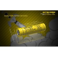 Nitecore 18650 Li-ion batéria 3100mAh 35A / 2ks