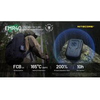 NITECORE - Elektrický odpudzovač hmyzu EMR40