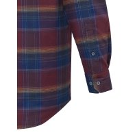 Cadet Flannel košeľa - Burgundy Check