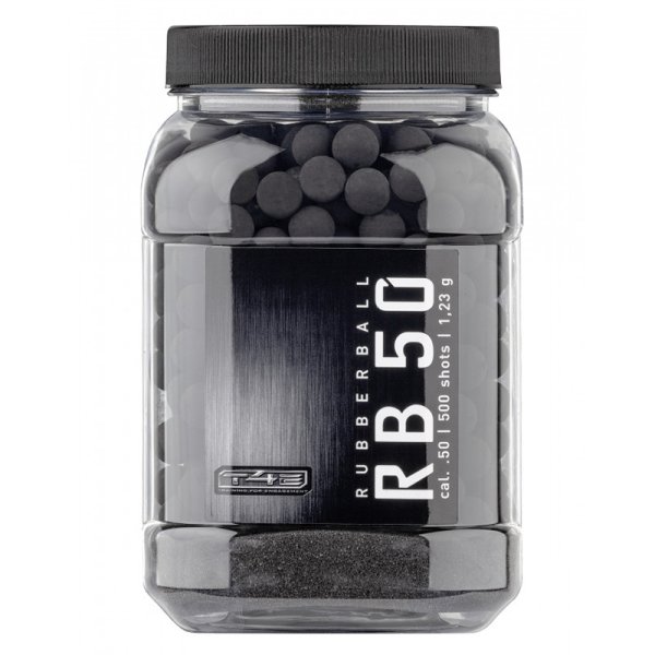 Strely  T4E  Rubberball  RB 50   1,23 g, kal. .50, 500 ks