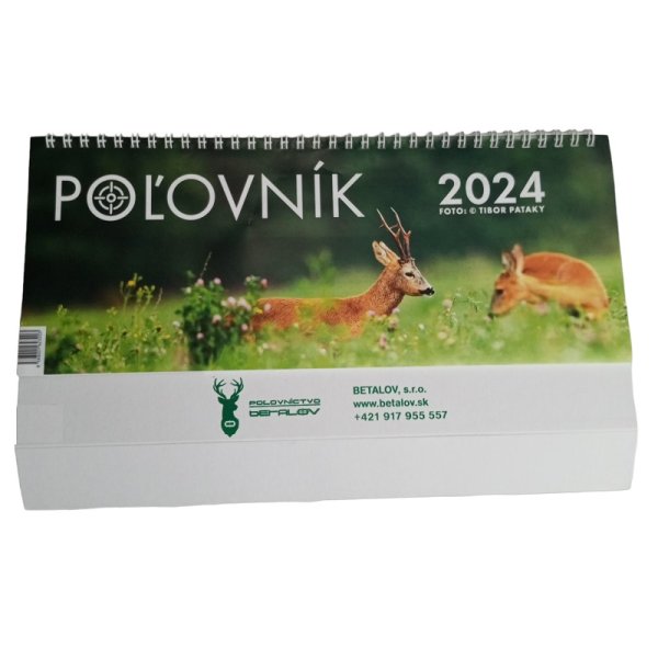 Obrázkový stolný kalendár 2024