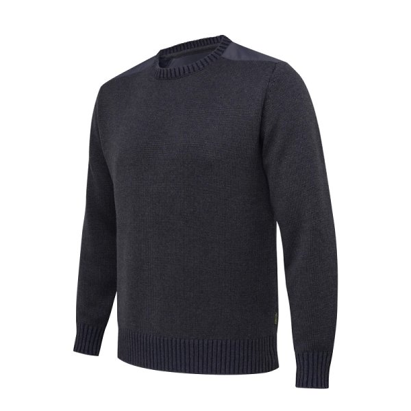 Wilton Crew Neck Tech sveter - Ebony